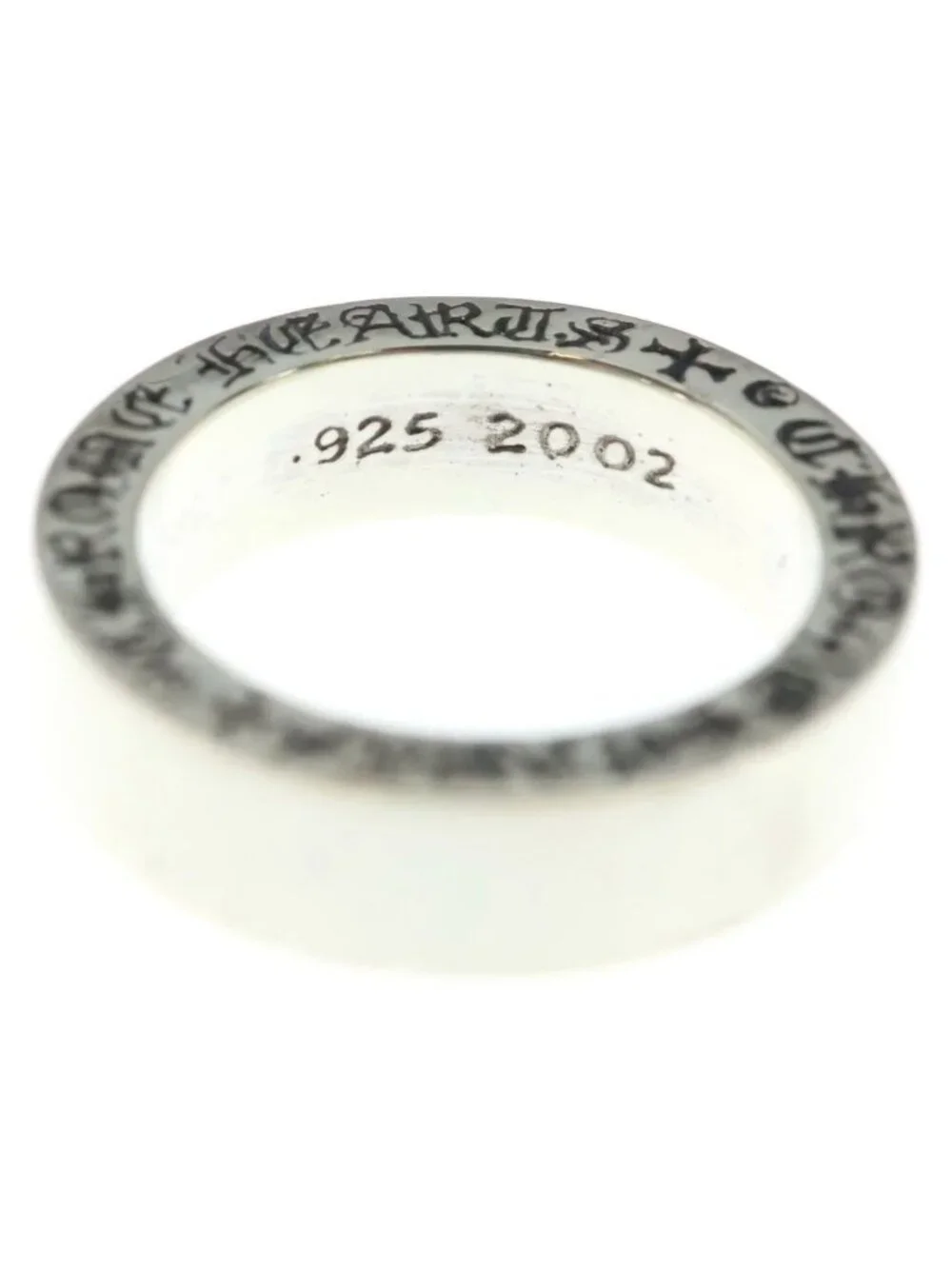 Chrome Hearts Spacer Pln Ring Plain Silver